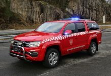 Le nouveau véhicule des pompiers de Jevnaker en Norvège, équipé par Rausenbauer. 🇳🇴